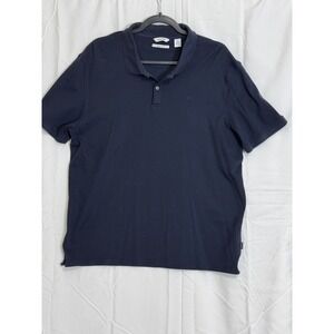 Calvin Klein Black Liquid Touch Polo‎ Shirt Mens L/G